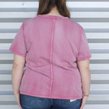 Raw Edge Seam Top
