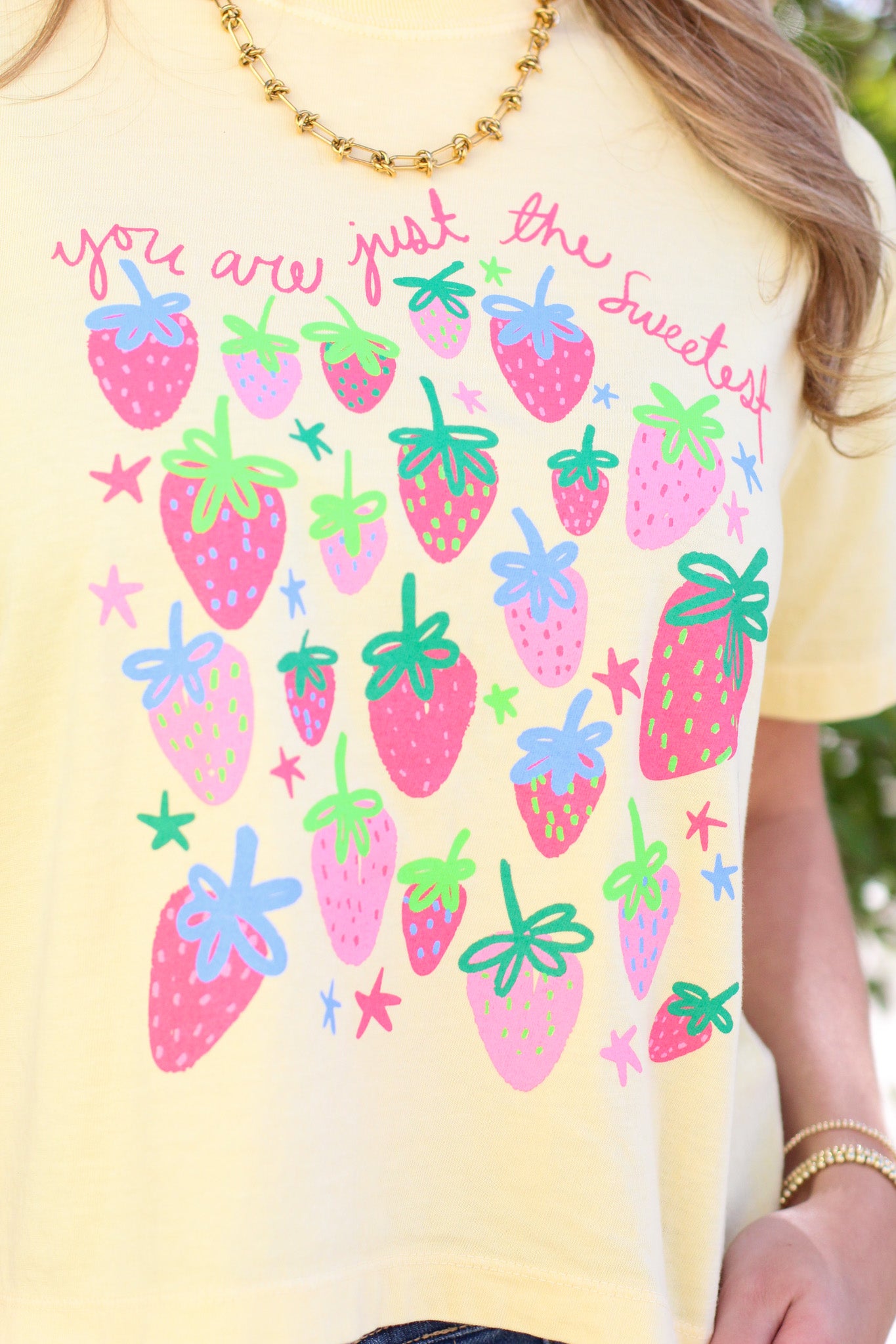 Just the Sweetest Crop Tee