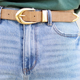 Sleek Crocodile Belt