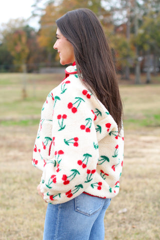 Cherry Fleece Jacket