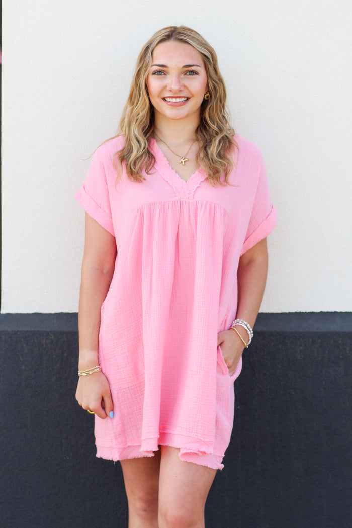 Cutest Linen Dress