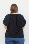 Another Spring Day Top-Black