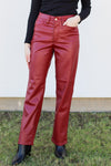 Trendy Girl Leather Pants