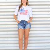 Watercolor Flag Tee
