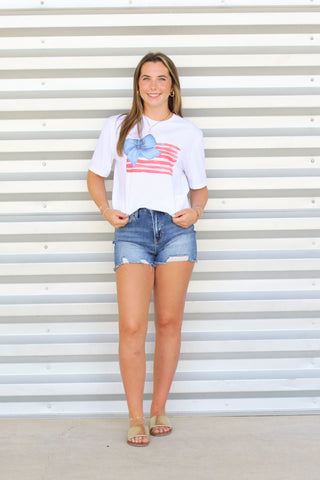 Watercolor Flag Tee