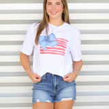 Watercolor Flag Tee