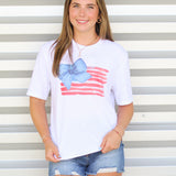 Watercolor Flag Tee