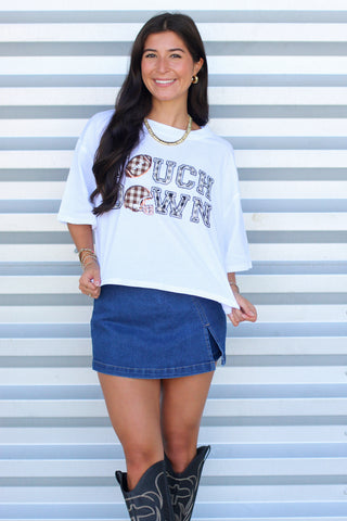 Touchdown Gingham Top