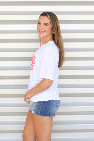Watercolor Flag Tee
