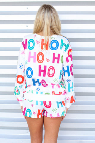 Ho Ho Ho Ornament PJ Set