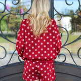 The Avery Polka Dot Top