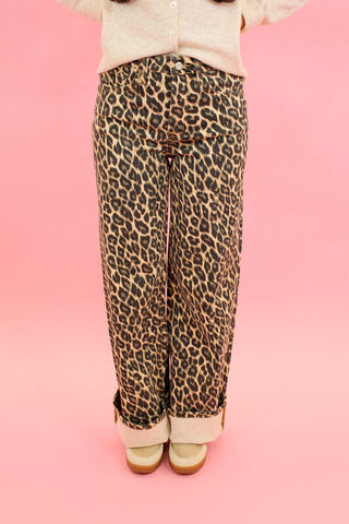 Lily Leopard Jeans