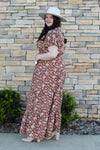 Fall Days Floral Maxi Dress