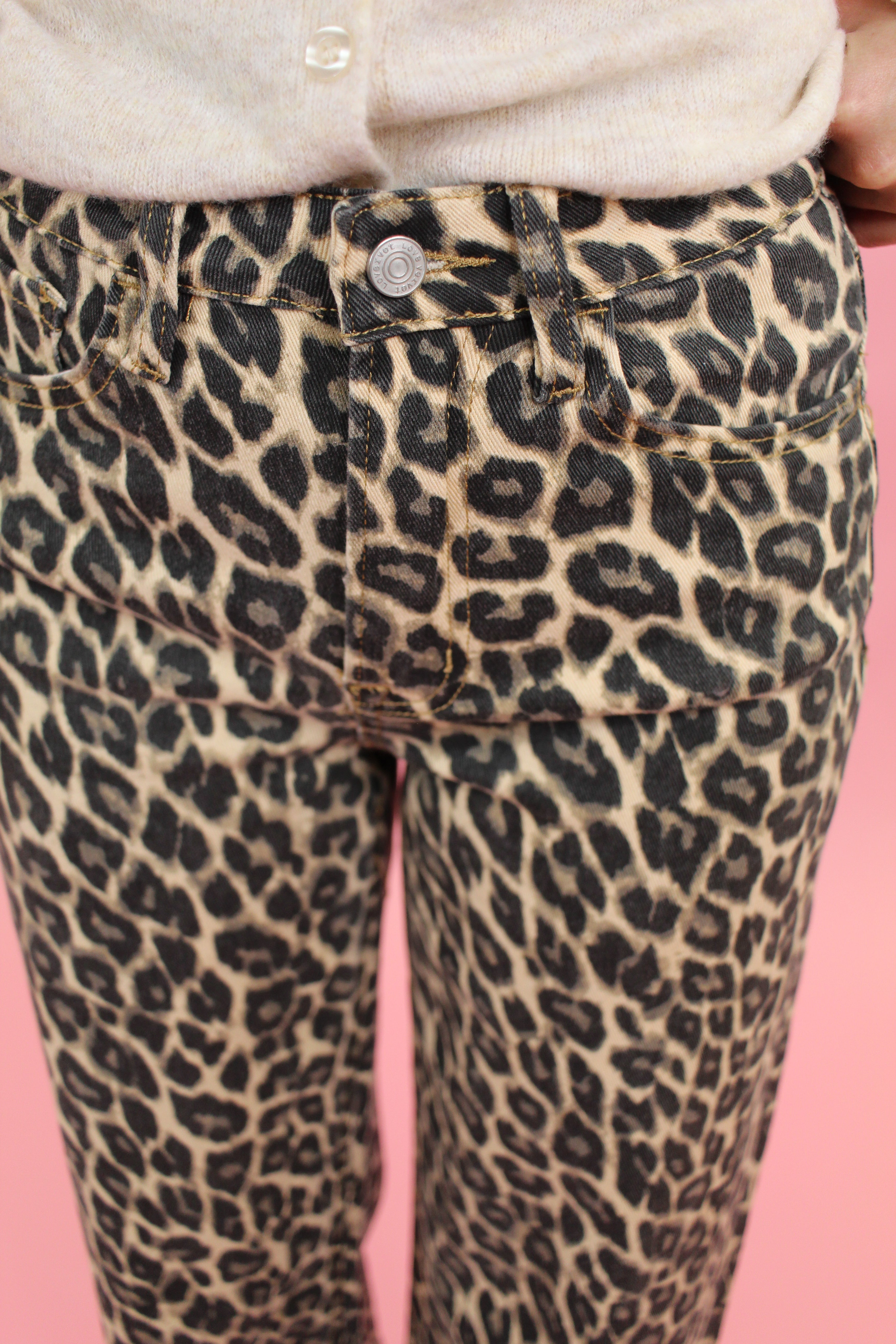 Lily Leopard Jeans