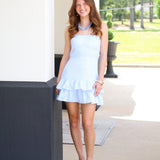Sweetheart Gingham Mini Dress