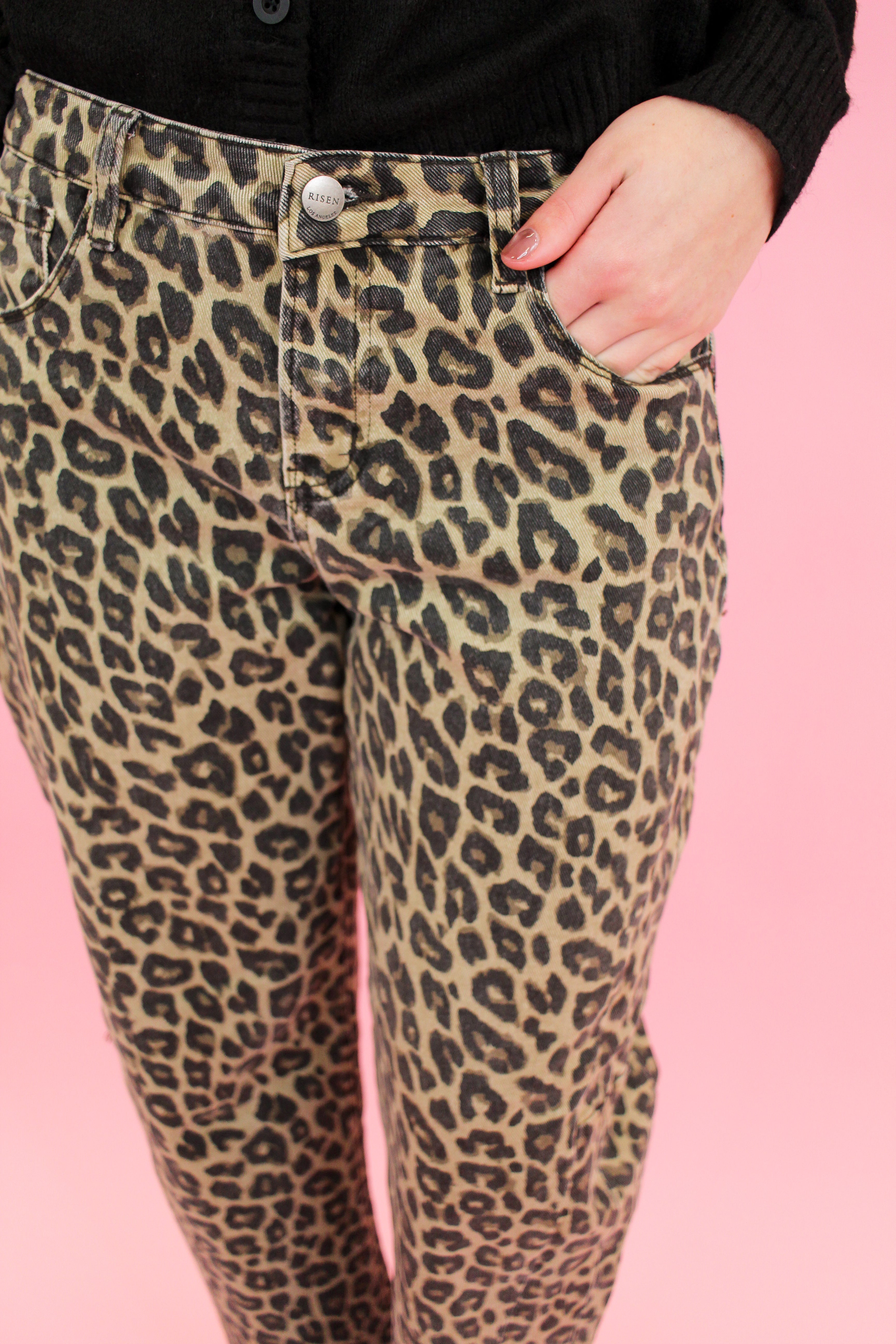 Ashlynn Leopard Jeans