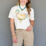 Mallard Muse Crop Tee
