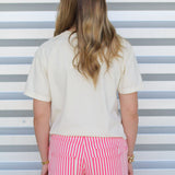 What if it All Works Out Crop Tee