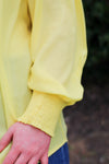 Classic Spring Top-Yellow