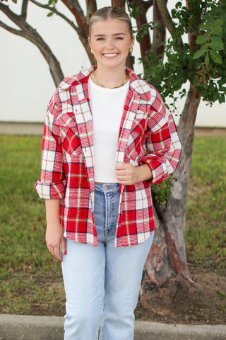 waffle knit flannel