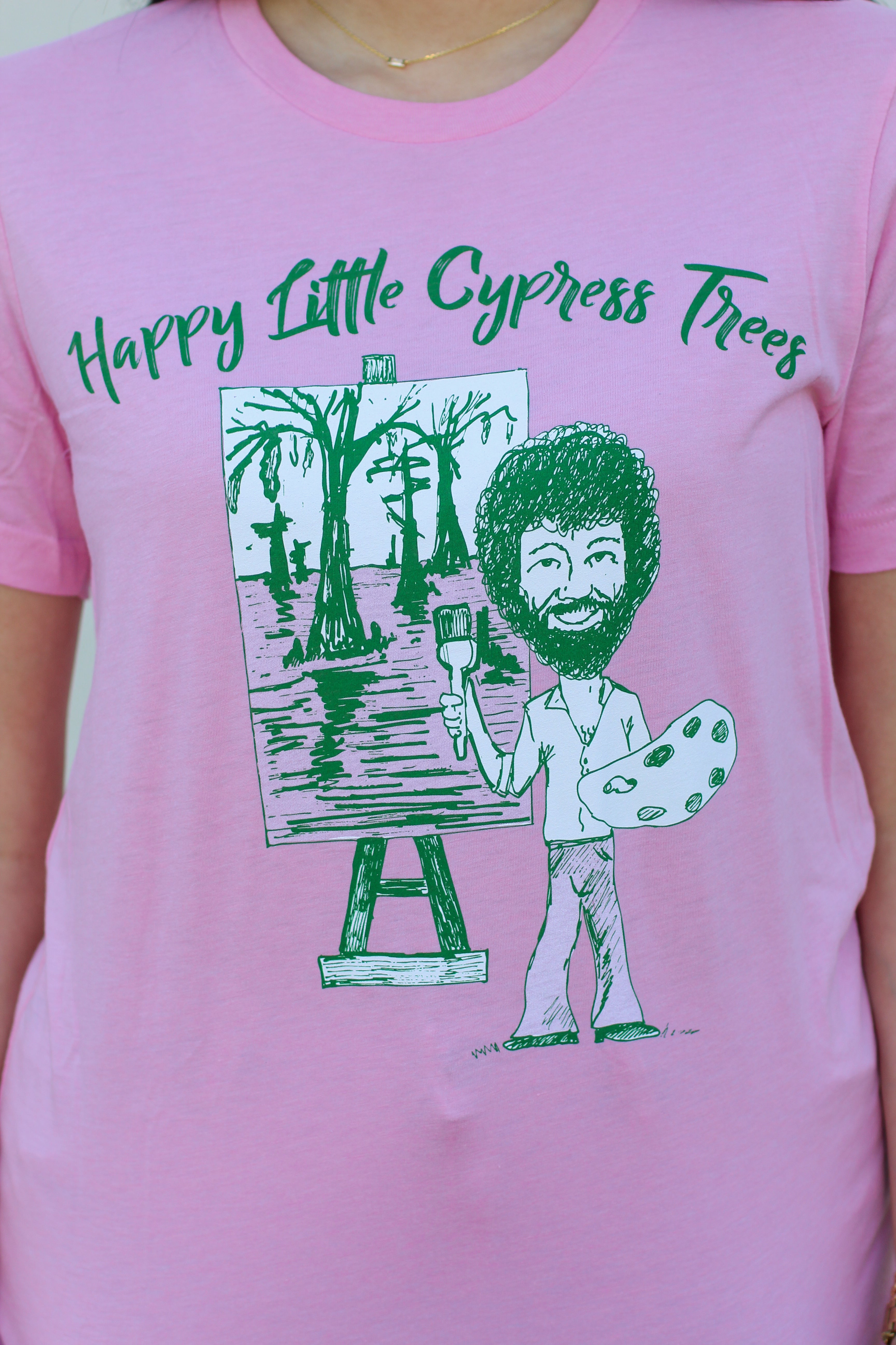 Mr.P's Happy Little Cypress Trees Tee