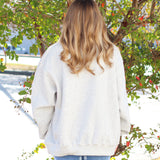 Pray Polka Dot Mock Neck Sweatshirt
