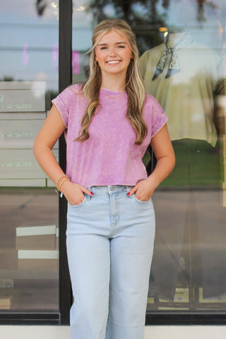 Kate Cuffed Sleeve Top