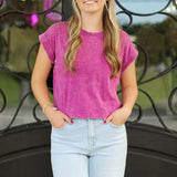 Kate Cuffed Sleeve Top