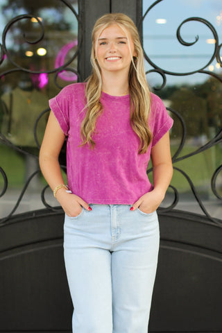 Kate Cuffed Sleeve Top