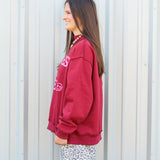 Kindness is Free Reversible Mock Neck Sweatshirt