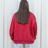 Kindness is Free Reversible Mock Neck Sweatshirt