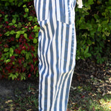 Trendy Stripe Drawstring Jeans