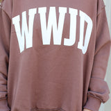 WWJD Reversible Mock Neck Sweatshirt
