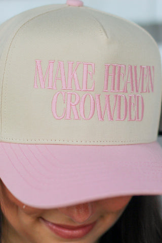 Trendy Make Heaven Crowded Trucker Hat