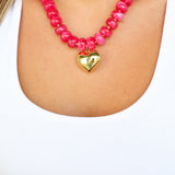 Heidi Heart Beaded Necklace