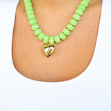 Heidi Heart Beaded Necklace