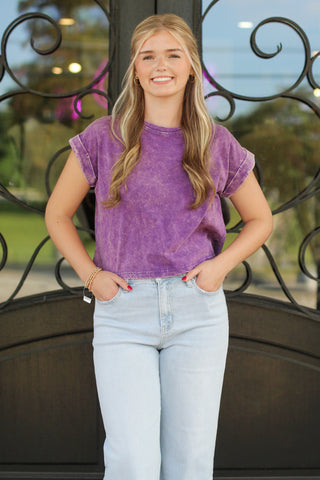 Kate Cuffed Sleeve Top