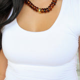 Rachel Resin Beaded Necklace