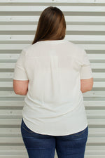 Casual Outing Top-White