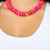 Rachel Resin Beaded Necklace