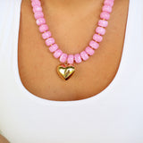 Heidi Heart Beaded Necklace