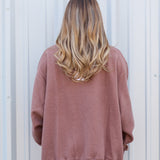 WWJD Reversible Mock Neck Sweatshirt