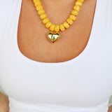 Heidi Heart Beaded Necklace