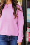 Classic Cutie Sweater-Lilac