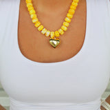 Heidi Heart Beaded Necklace