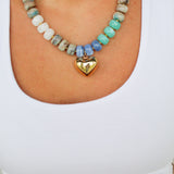 Heidi Heart Beaded Necklace