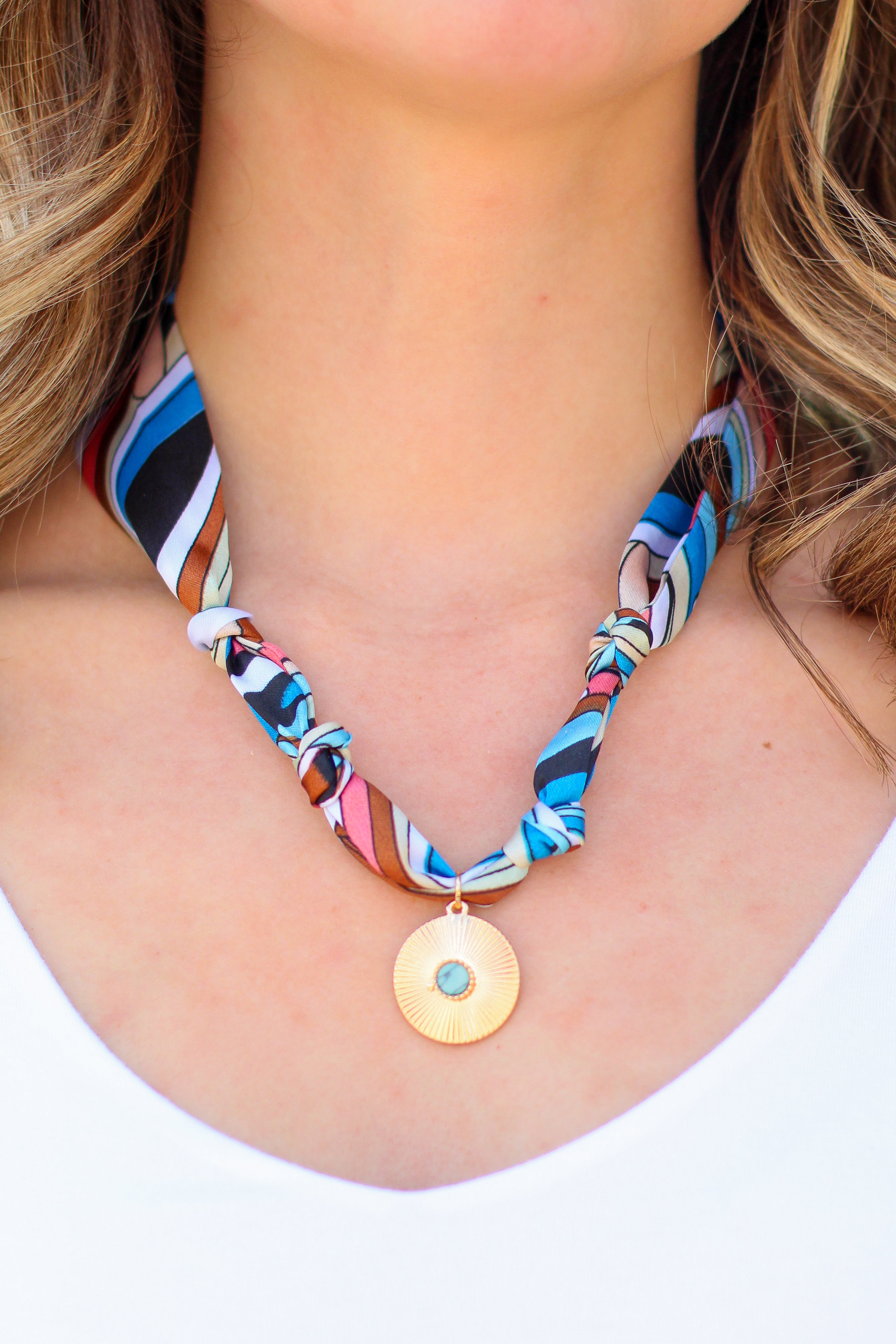 Handmade Scarf Necklace