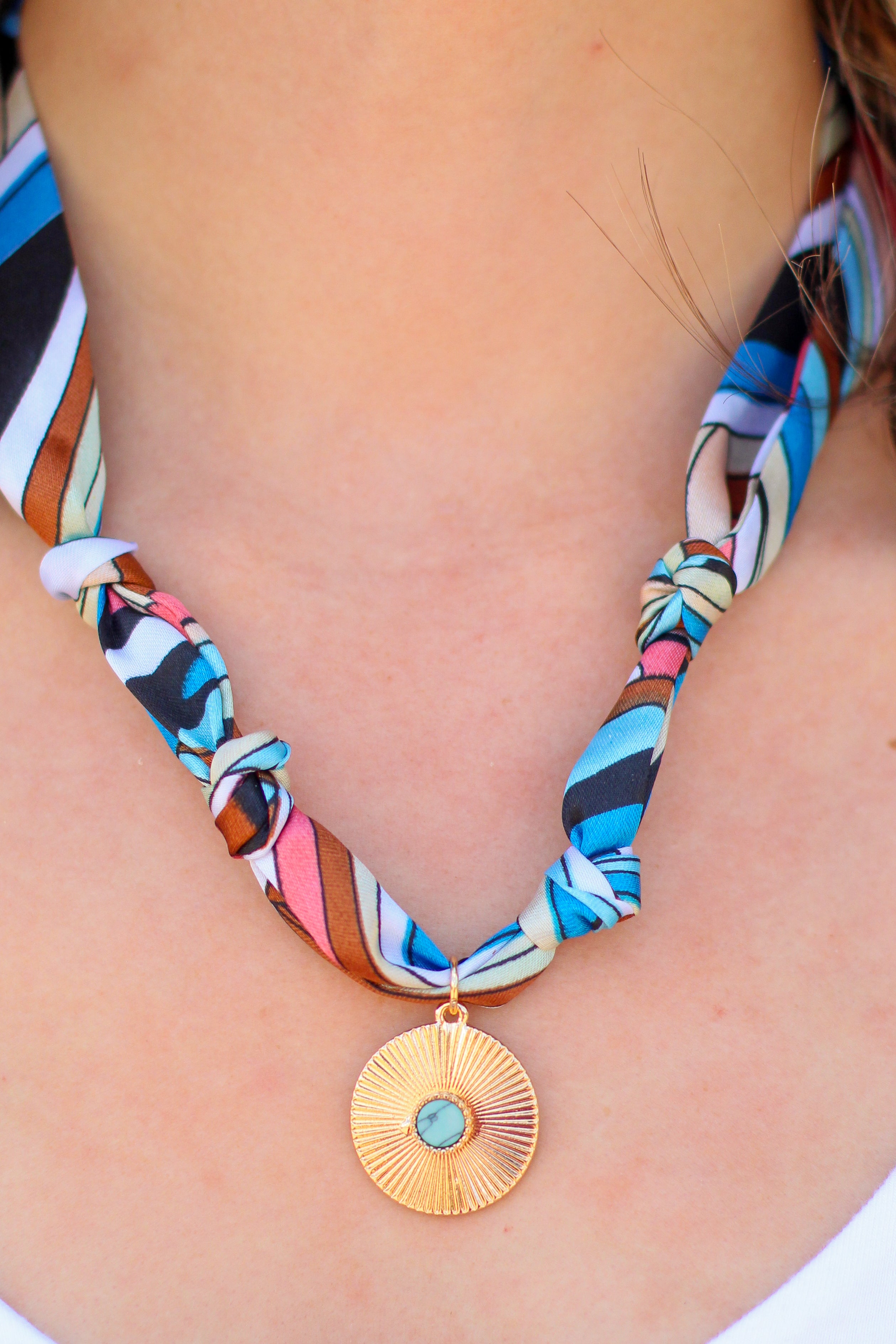 Handmade Scarf Necklace