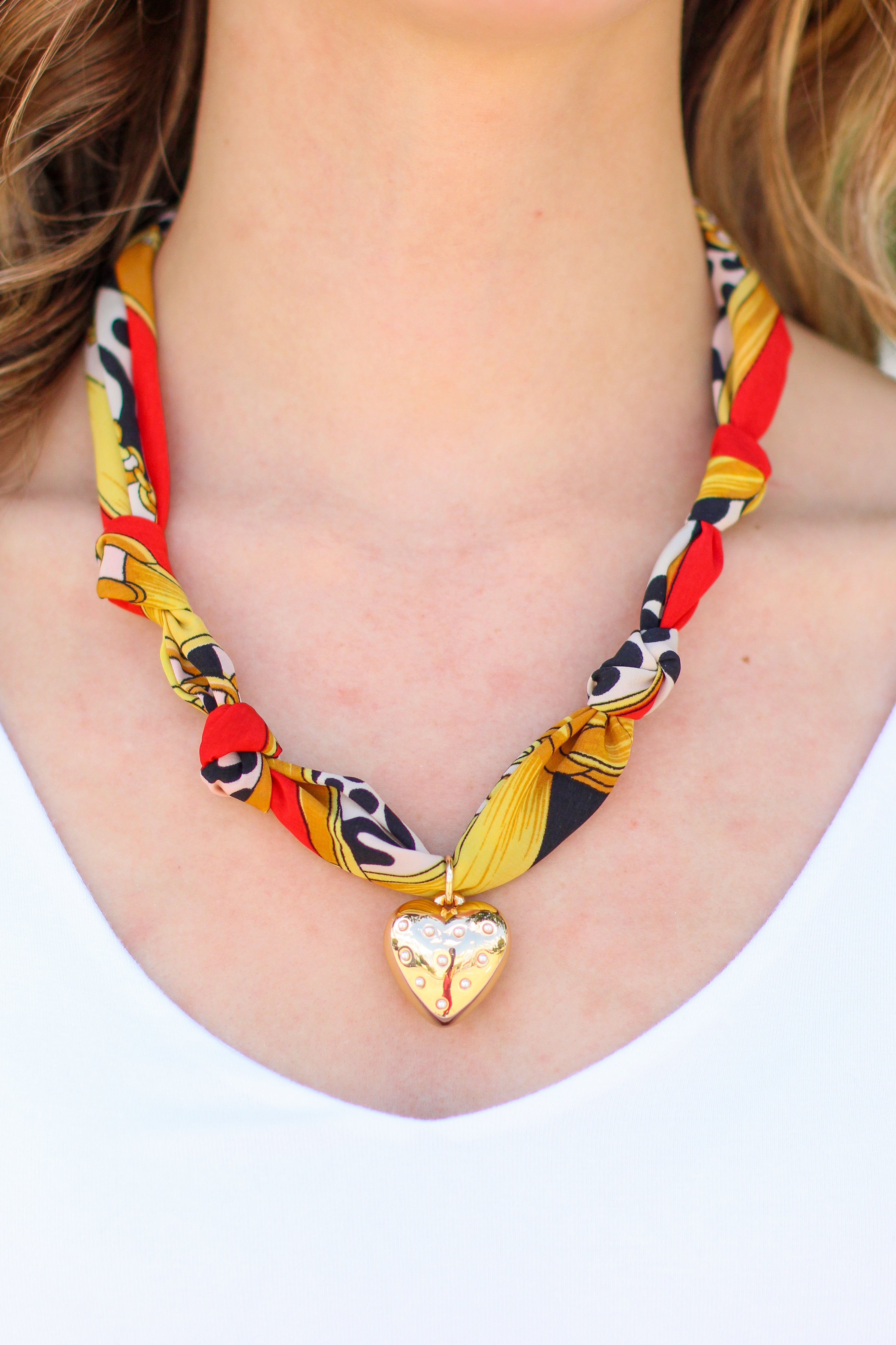 Handmade Scarf Necklace