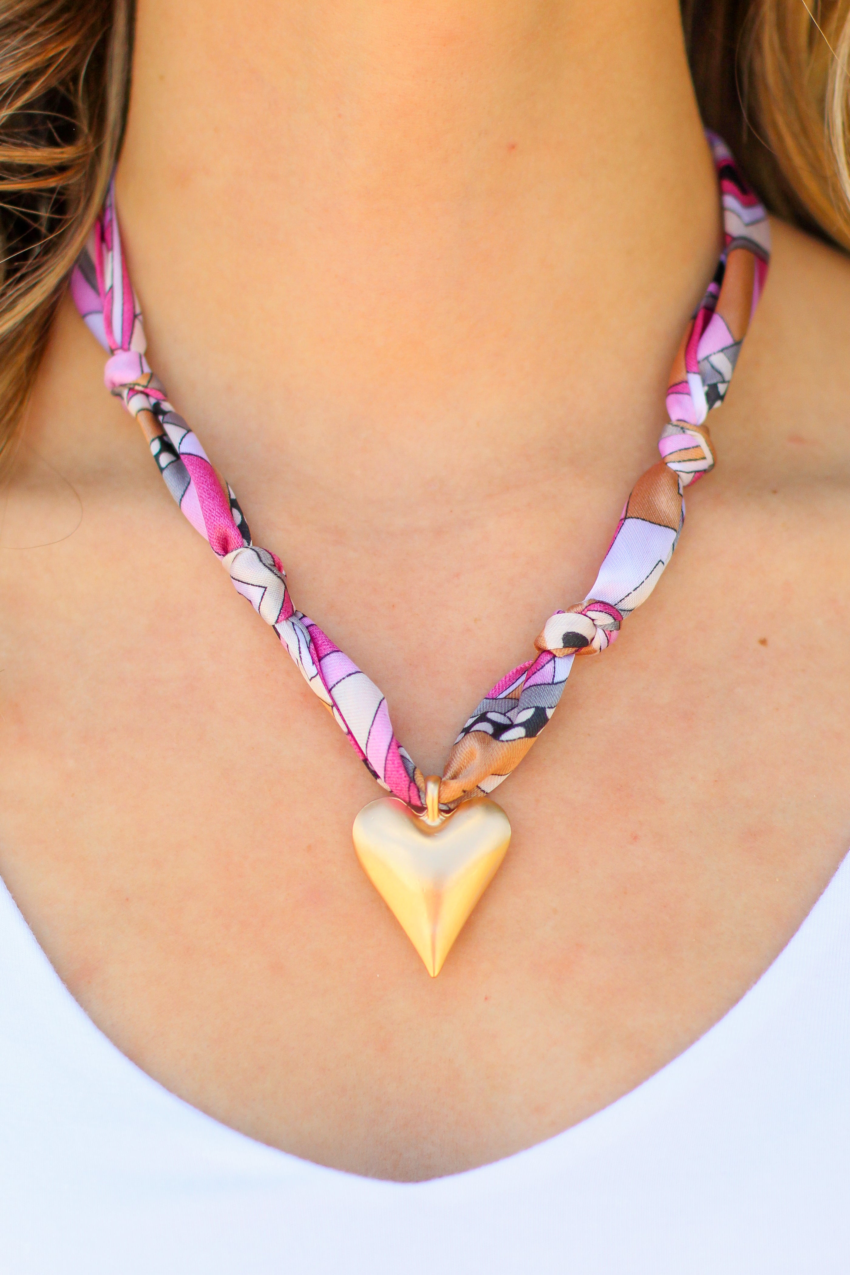 Handmade Scarf Necklace